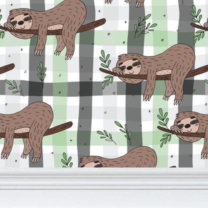 Sleepy Sloth Wallpaper