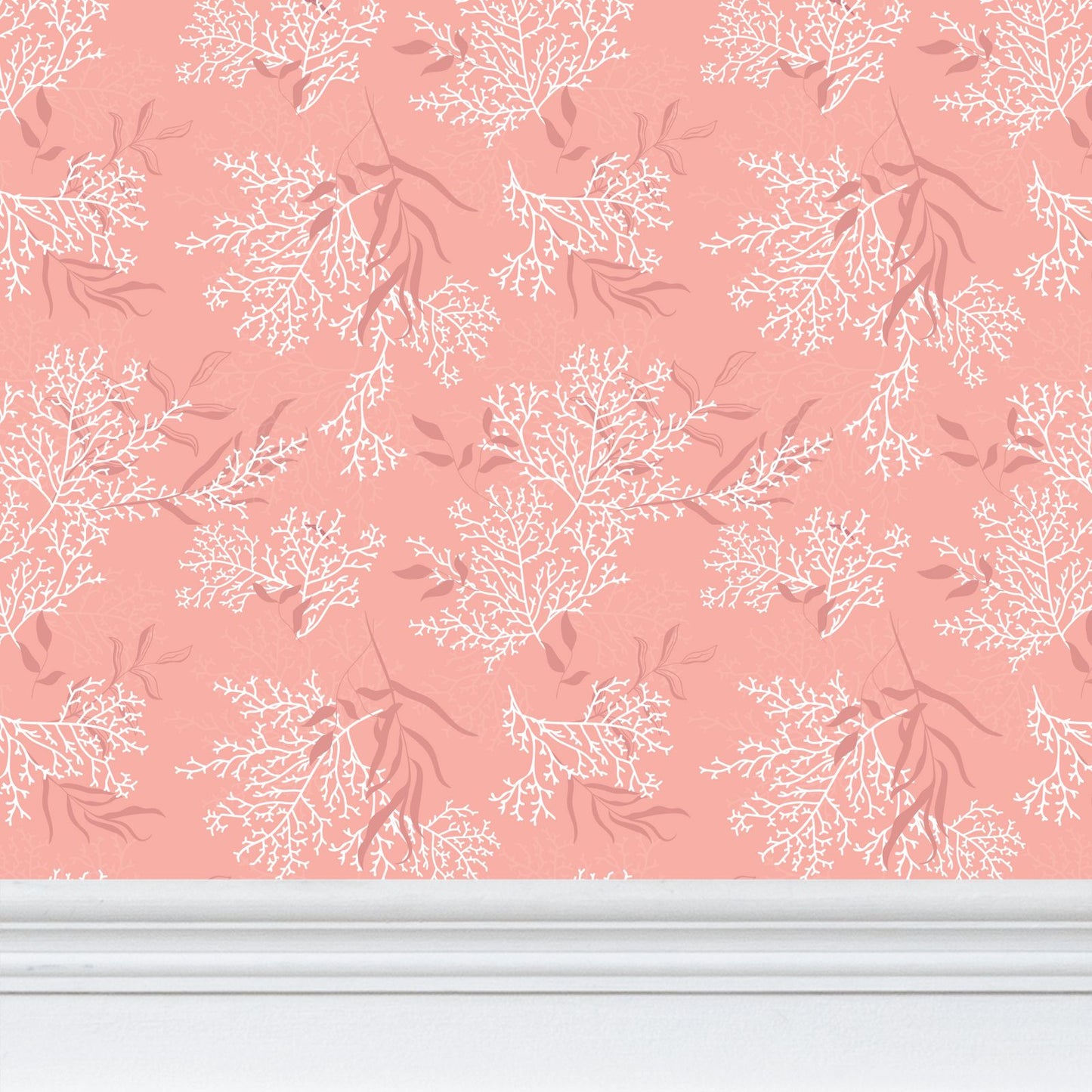 Coral Blush Wallpaper