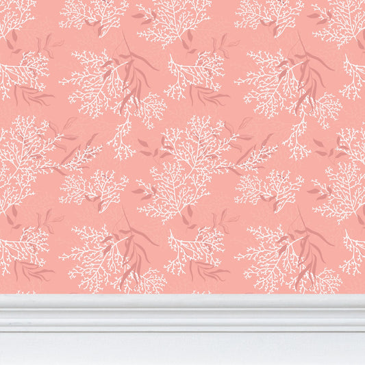 Coral Blush Wallpaper